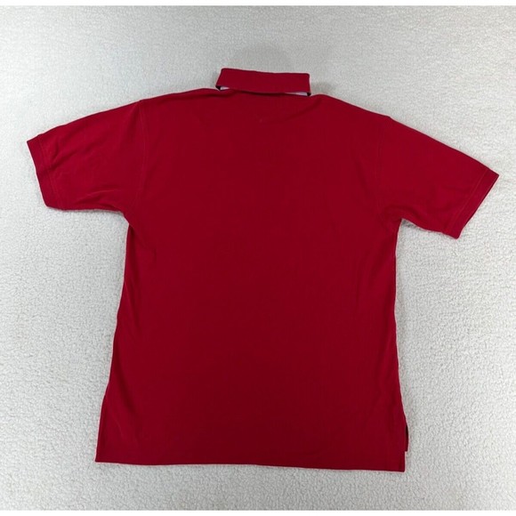 Tommy Hilfiger Men's Size Large Red Short Sleeve Collared Polo Shirt - Picture 5 of 9